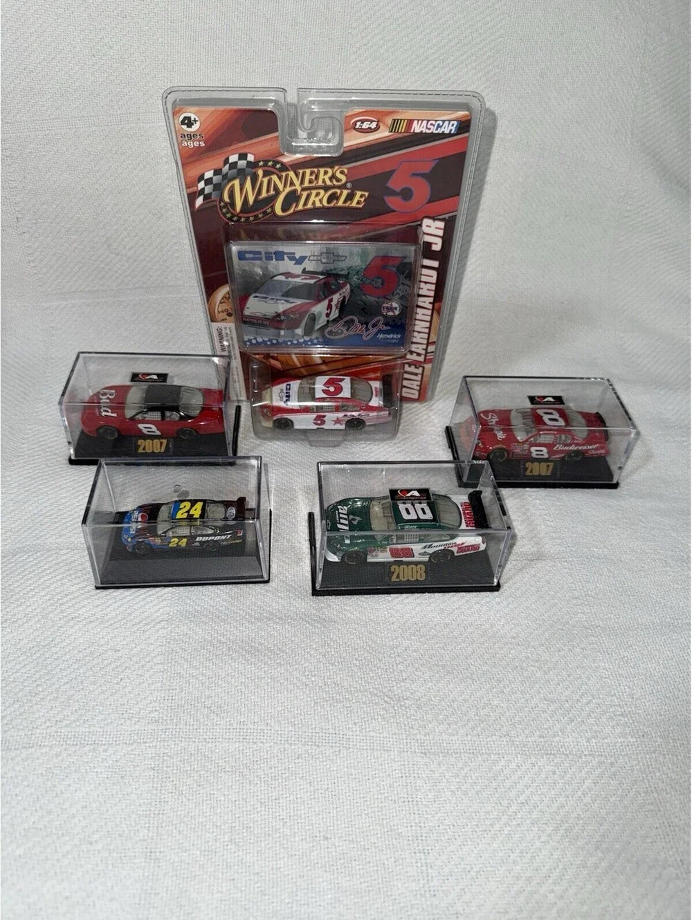 🔥 Lot# 4 Earnhardt Jr 8 88 5 1:64 Amp Sharpie Bud City Jeff Gordon 1:87  🔥